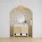 James Martin Vanities Single 48'' Single Vanity, Sunwashed Oak w/ Single Hole 3 CM White Zeus Quartz Top & Backsplash D404-V48-SWO-1WZ - alternate 4